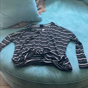 urban outfitters striped long sleeve shirt size XS